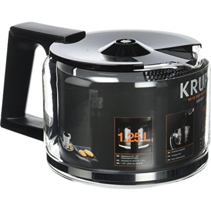 Krups XB900601 Kaffeekanne, schwarz – Bild 2