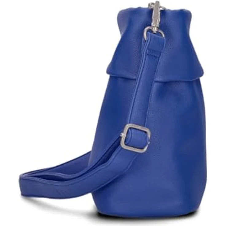 Zwei Mademoiselle.M Schultertasche 25 cm, blau, 100% Polyurethan, kompakt und stilvoll – Bild 6