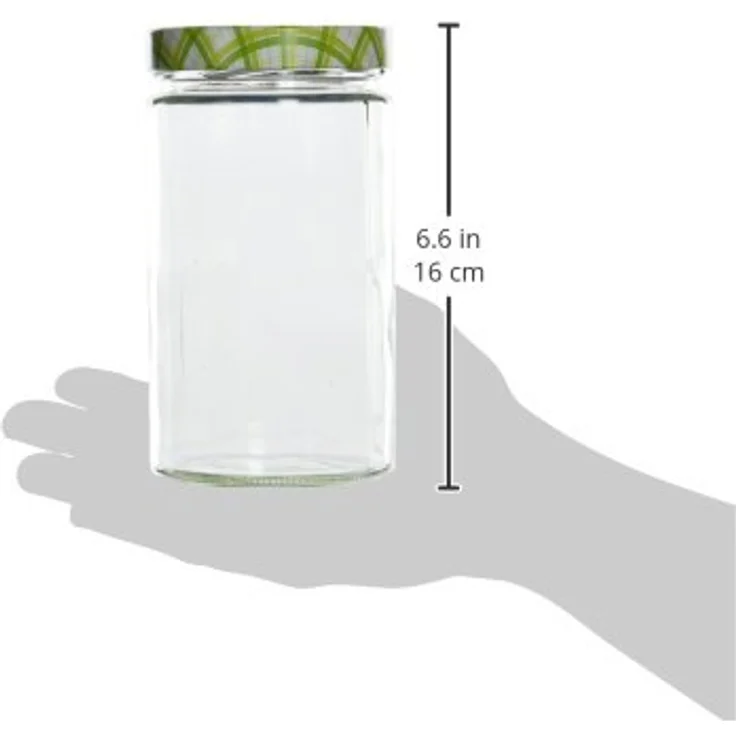 Tescoma Einmachglas 700 ml, transparent mit butem Deckel, 895116, 3 Stück – Bild 7