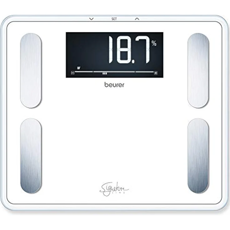 BF410 Elektronische Personenwaage bis 200 kg (Weiß) () – Bild 6