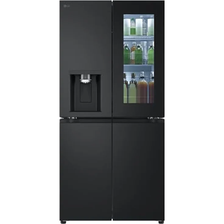 LG GMG861EPAE InstaView SLIM Multi-Door Kühl-Gefrierkombination, 508 L, Matte Black – Bild 1