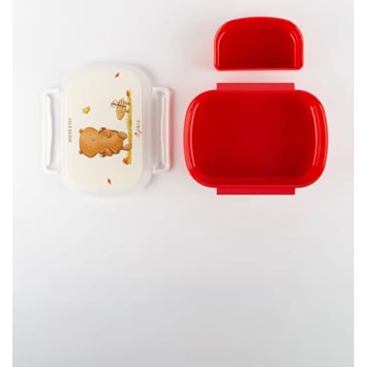 Sigikid Lunchbox Mister O'Lui & Rupert, 2-tlg. Polypropylen, beige, mit herausnehmbarem Rohkostschälchen und stabilen Bügelverschlüssen – Bild 5