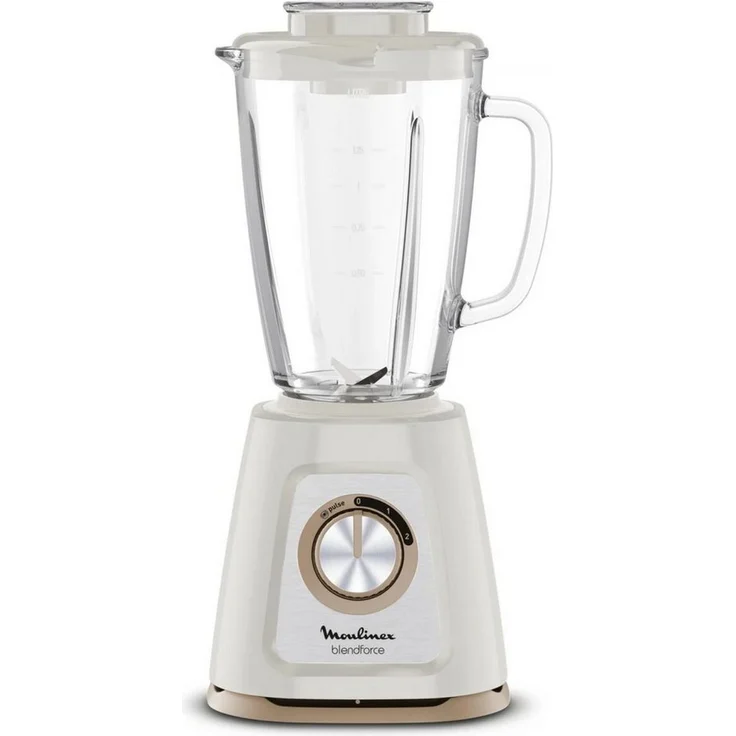 Moulinex LM430A10, Standmixer aus Edelstahl, 800 W, 1,75 L, vielseitige Funktionen