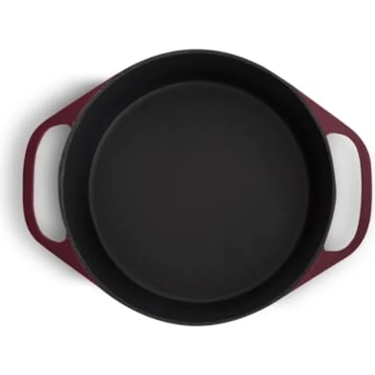 Springlane Bräter »Clara«, Gusseisen, Cocotte mit Deckel & Rezeptheft, Rot, rund, 28 cm, 6 l – Bild 6