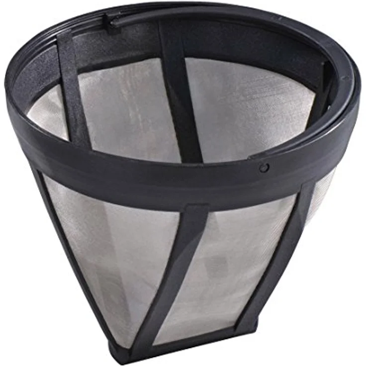 Xavax Dauer-Kaffeefilter Größe 4 (Dauerfilter für Filterkaffeemaschinen und Tee, Ø 12 cm, Höhe 10 cm, Edelstahlgewebe, wiederverwendbar, spülmaschinengeeignet) Permanent-Filter – Bild 4