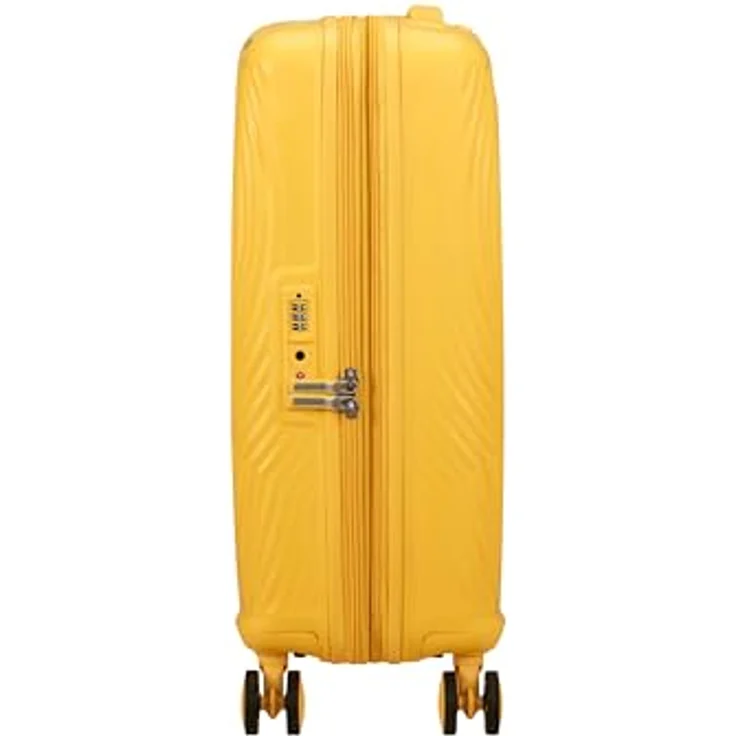 American Tourister Mickey Magic, 4 Rollen Kabinentrolley 55 cm mit Dehnfalte, gelb – Bild 3