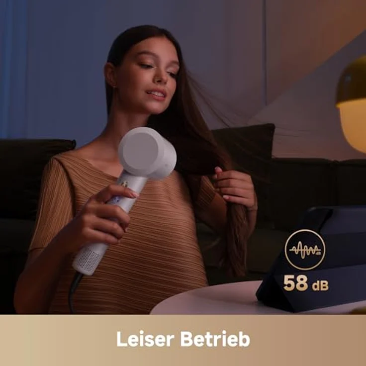 MOVA Turbo High-Speed-Haartrockner, 110.000 U/min, 65 m/s Windgeschwindigkeit, 200 Millionen negative Ionen, leicht (300 g), für alle Haartypen – Bild 2
