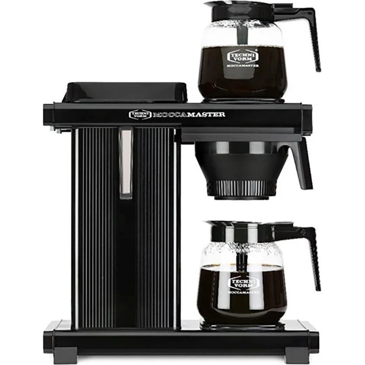 Moccamaster Filterkaffeemaschine Moccaserver Autofill, Festwasseranschluss, 2x1,8 l - Perfekt für Cafés und kleine Unternehmen, klassisches Design, 14 Tassen in 6 min, intelligent Heizplatten