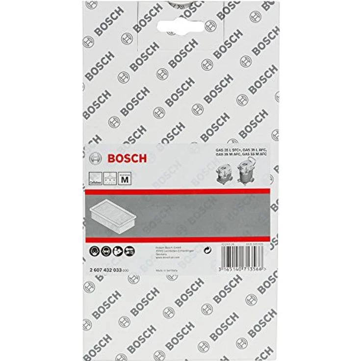 Bosch Professional Flachfaltenfilter, Zellulose, 6150 cm², 240 x 140 x 56 mm, 2607432033 – Bild 3