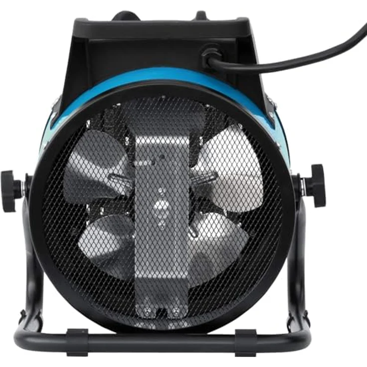 ALLEGRA Elektroheizer Heizlüfter Bauheizer 3KW Keramik Heizstrahler 3000 Watt Elektroheizgebläse - Thermostat, 3 Heizstufen, für Innen- und Außeneinsatz – Bild 4
