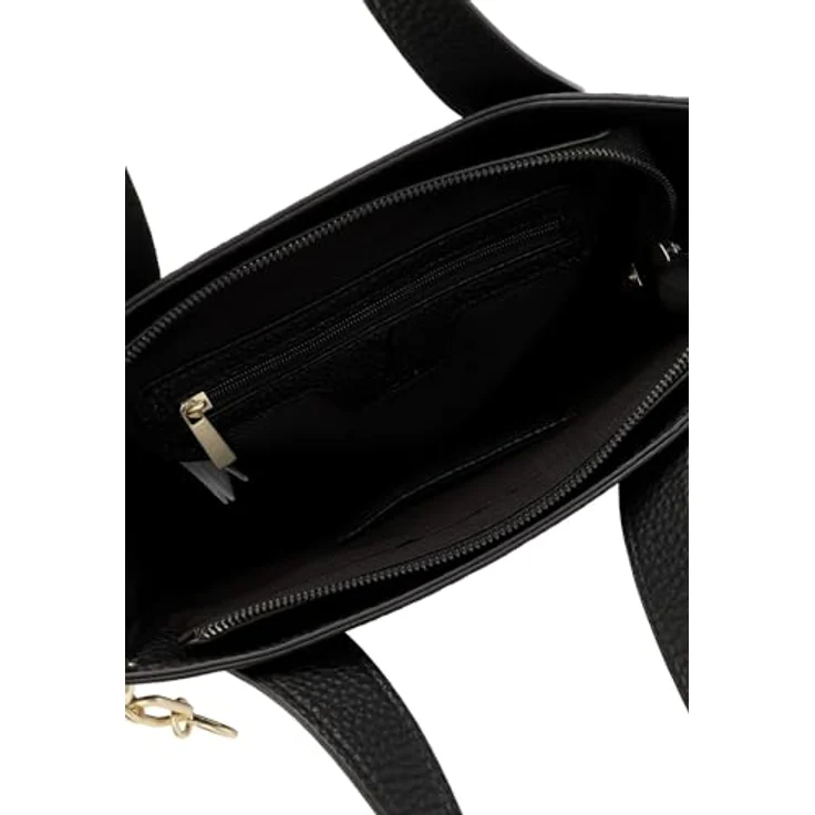 SURI FREY Shopper SFY Gwenny, Damenhandtasche in Echtleder-Optik mit Reißverschluss, schwarz – Bild 4