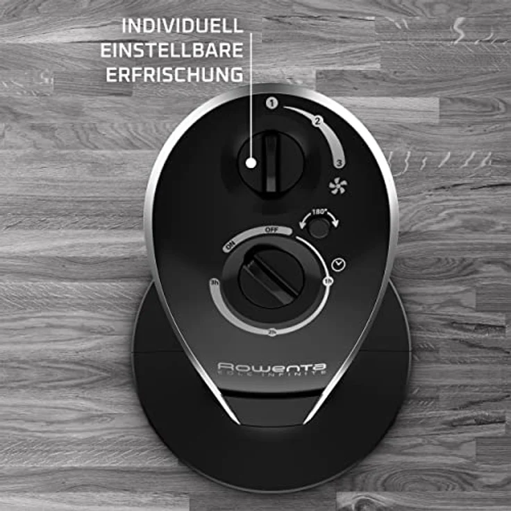 Rowenta Eole Infinite VU6620, Standventilator, Säulenventilator, Oszillation 40W Schwarz, 40 W, 240 V – Bild 6