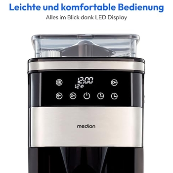Medion® Kaffeemaschine Mit Mahlwerk »MD 15486«,  Produktbild-Vorschau 3