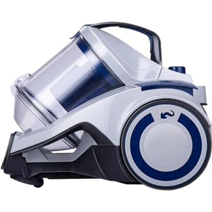 Dirt Devil Staubsauger ohne Beutel - DD2504 - 700W - HEPA 12 Filter - 9M Reichweite - mit Combibrush, Versenkter Bürste und Parkettbürste - 4.9KG - Staubsammelbox 2.7L - Weiß – Bild 2
