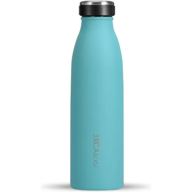 720°DGREE Edelstahl Trinkflasche “milkyBottle” - 500ml, BPA-frei, auslaufsicher, für kohlensäurehaltige Getränke, ideal für Kinder, Schule und Sport – Bild 1