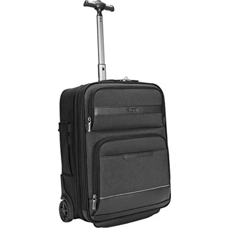 Targus CitySmart Compact, Koffer für Geschäftsreisen mit SafePort Sling für Laptops, Schwarz, (1 l)
