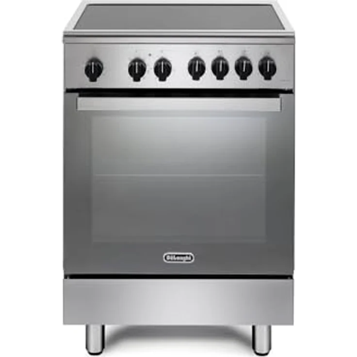 De'Longhi DMX 64 INL, Elektroherd Induktion mit 4 Brennern, Umluft und Dampf, 60x60 cm, Edelstahl – Bild 1