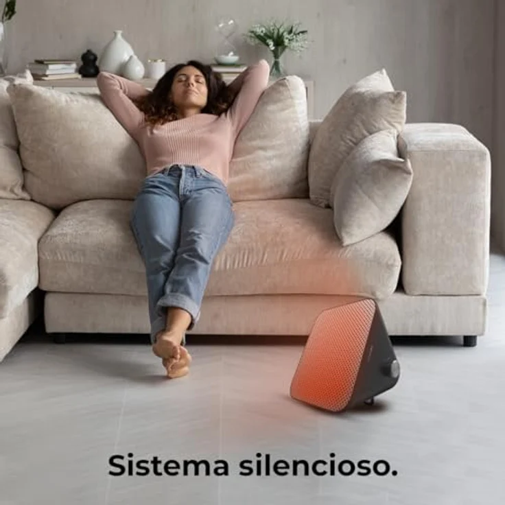 Cecotec ReadyWarm 1500 Max, Keramik-Tischheizer mit 1500 W, regelbarem Thermostat, 3 Betriebsmodi und Abdeckungsbereich von 15 m² – Bild 2