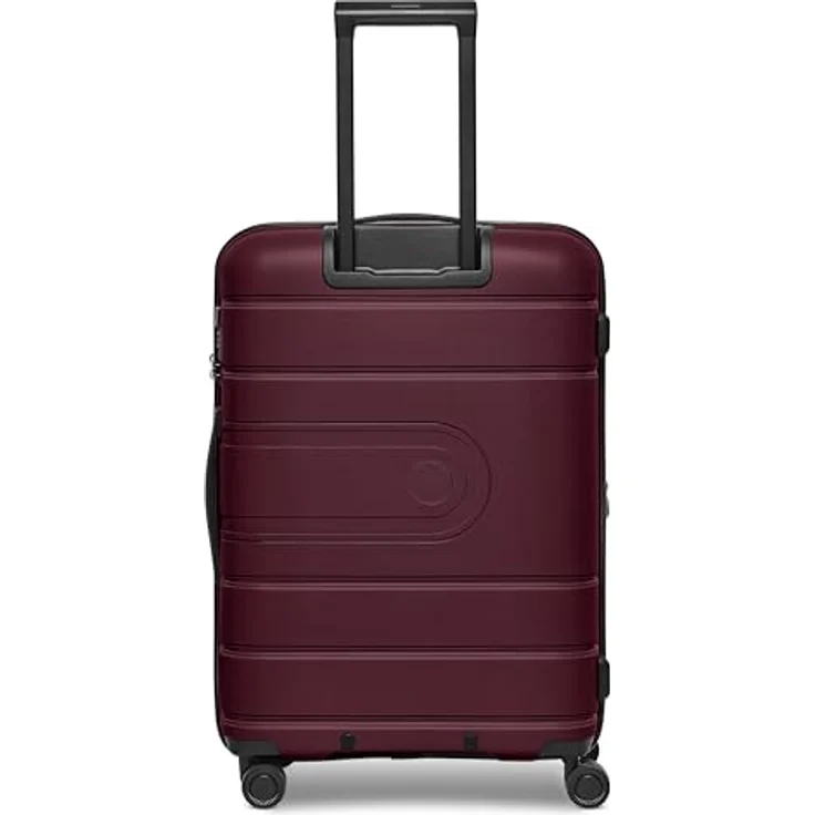 REDOLZ Hartschalen Check-in Koffer M Trolley 46 x 28 x 66 cm, leichtes Polypropylen, Dehnfalte, 80 Liter, 4-Rollen & TSA (Essentials 11) – Bild 5