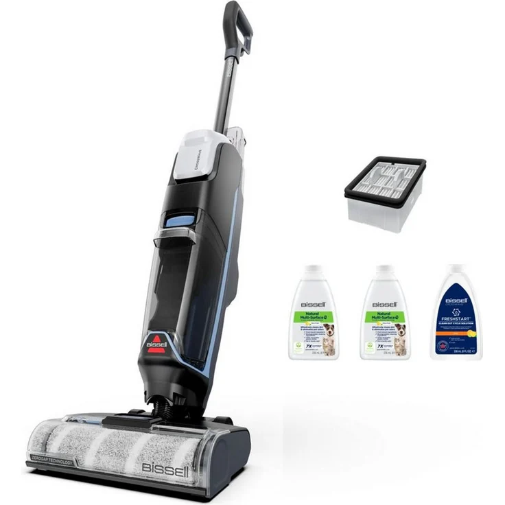 Bissell Crosswave Edge Cordless Pro, Wasch-Sauger mit ZeroGap-Technologie und Selbstreinigungsfunktion