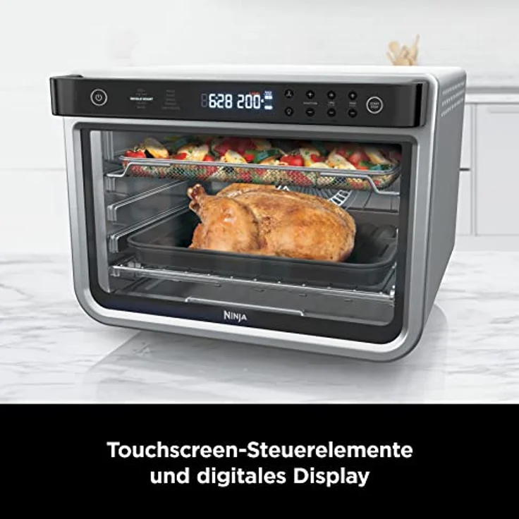Ninja DT200EU, Minibackofen, Silber Schwarz – Bild 6