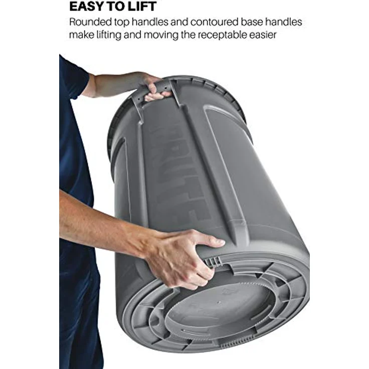 Rubbermaid Commercial Products Brute 121.1 l Container, Plastik, grau, 22 inches – Bild 4