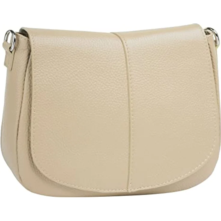 Cluty Umhängetasche, echt Leder, Made in Italy, minimalistisch, modern, 100% Rindleder, in den Farben Braun erhältlich – Bild 3