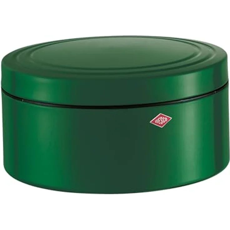 WESCO Gebäckdose Classic Line, Special Edition Weihnachten, 4 Liter Volumen, pulverbeschichtetes Stahlblech, darkgreen – Bild 1