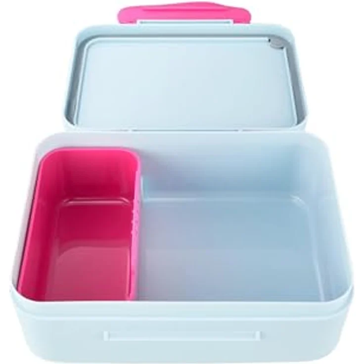 ergobag Lunchbox Brotdose, Tritan, mit Trennfach für Obst und Gemüse, BPA-frei, spülmaschinenfest – Bild 3