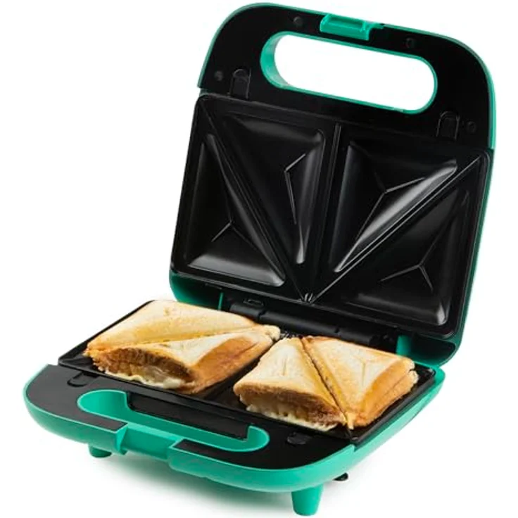 Domo Sandwichmaker DO901109C Toaster, Antihaftbeschichtung, Kontrollleuchte, Snack Party 5-in-1 – Bild 6
