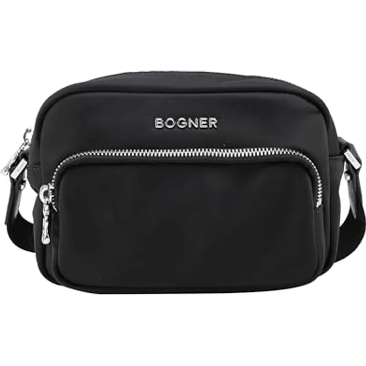 Bogner Klosters Lidia Umhängetasche 23 cm, 100% Nylon, schwarz, 23 x 8 x 16 cm