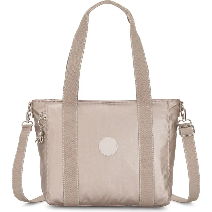 Kipling Asseni S Shopper Tasche 40 cm, Mehrfarbig, Modisches Design mit viel Platz