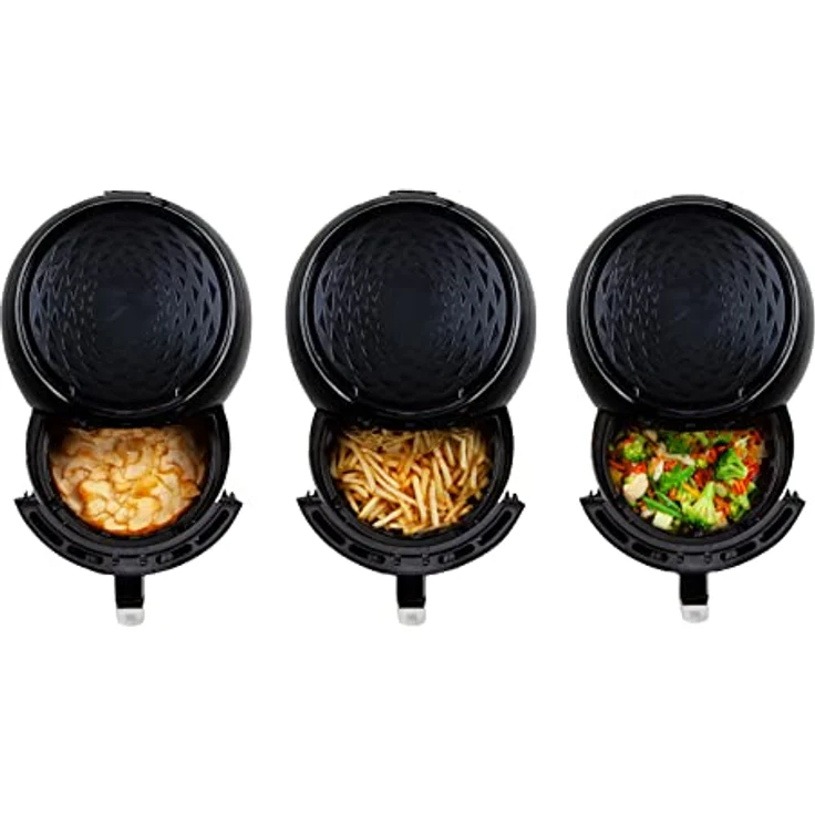 Domo DO532FR Heißluftfritteuse, ohne Öl, 4 Liter Fassungsvermögen, schwarz – Bild 6