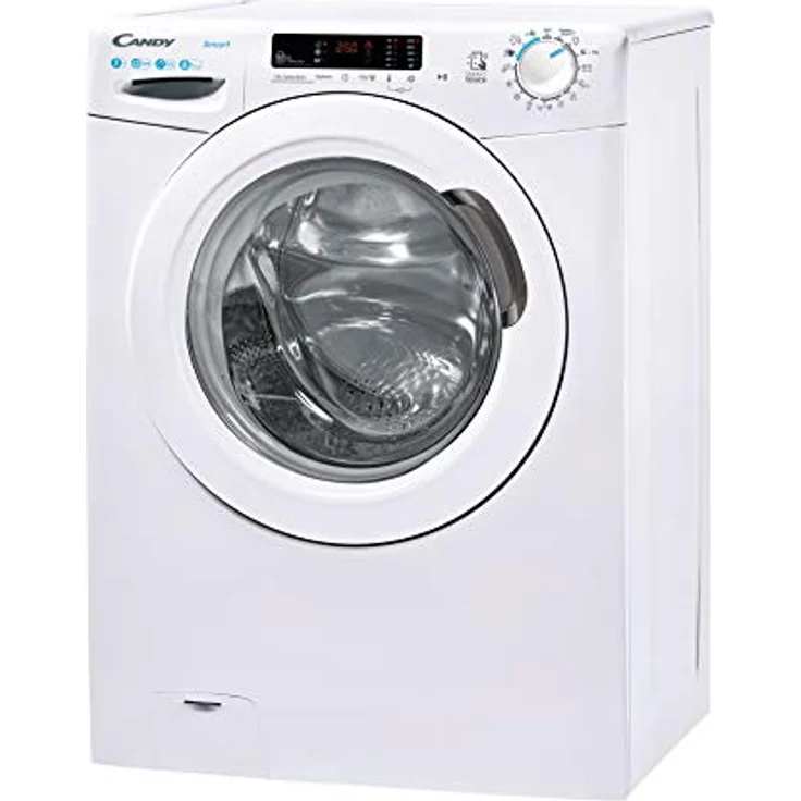 Candy Smart CS4 1272DE-1-S, Frontlader-Waschmaschine, D, Fassungsvermögen 7 kg, Standgerät, Breite 60 cm – Bild 2