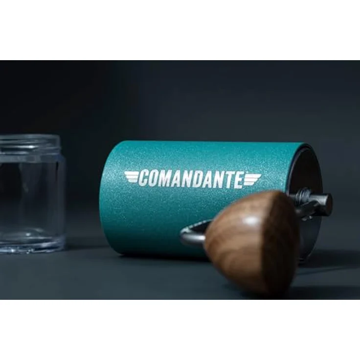 Comandante C40 MK4 Nitro Blade Alpine Lagoon Edelstahl Hand-Kaffeemühle, konisches Edelstahlmahlwerk manuelle Kaffeemühle – Bild 6