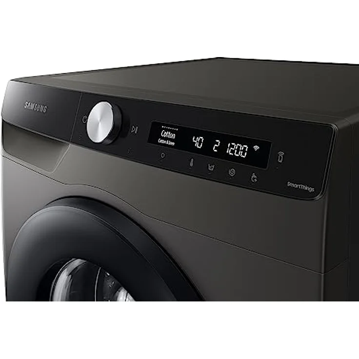 Samsung Waschmaschine WW80T604ALXAS2, 8 kg, 1400 U/min, Ecobubble, Simple Control, WiFi SmartControl, SuperSpeed 59 Min, Inox/Schwarz – Bild 3
