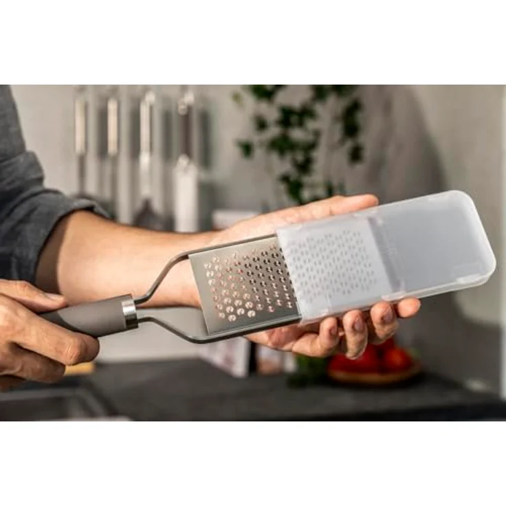 Zwilling Pro Reibe, Fein, 2-Wege-Reibtechnologie, Edelstahl, Ergonomischer Griff, Grau – Bild 5