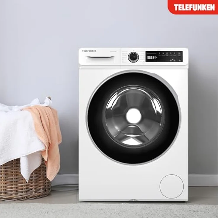 Telefunken W1014AS1W, 10 kg Frontlader Waschmaschine mit 1400 U/Min, Dampffunktion, Inverter Motor und AquaStop, weiß – Bild 11