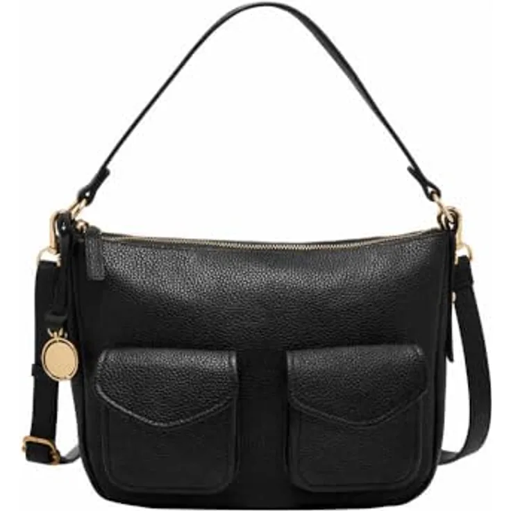 Fossil Jolie Schultertasche, Leder 27 cm, geräumige Innentasche, abnehmbarer Umhängeriemen, praktisches Reißverschlussfach