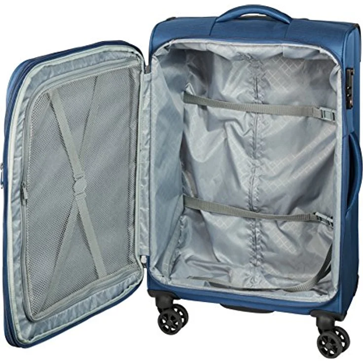 D&N Travel Line 6404 Koffer, 68 cm, 70L, blau – Bild 3