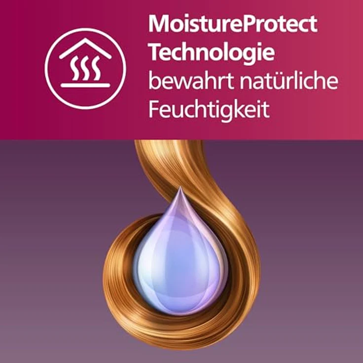 Philips BHB878-00 MoistureProtect Auto-Curler Ionen-Technologie für voluminöse & glamouröse Locken – Bild 2