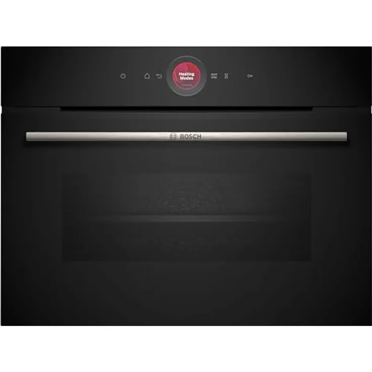 Bosch CBG7341B1, Serie 8 Smarter Einbau-Kompaktbackofen, 60 x 45 cm, Schwarz, Air Fry, Selbstreinigend, Made in Germany