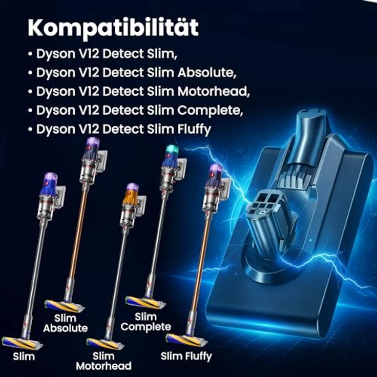 Extralink Dyson V12 Ersatzakku 25,2V 2500mAh mit Filter für Kabel- und handstaubsauger – Bild 5