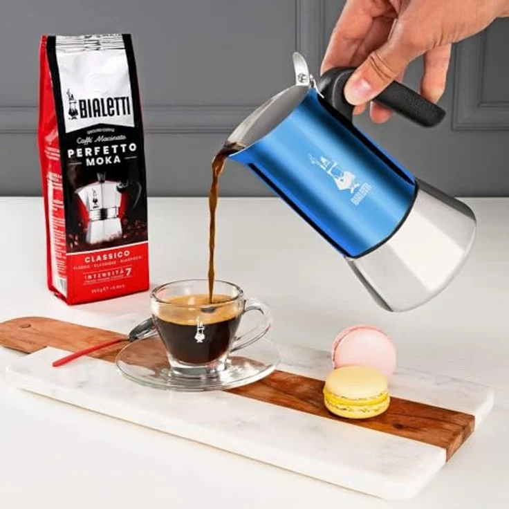 Bialetti New Venus 6 Tassen Espressokocher, blau – Bild 7