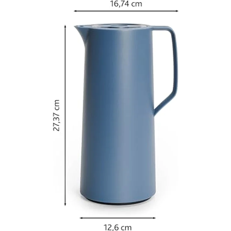 Emsa Motiva QP Thermoskannen,1l, blau – Bild 3