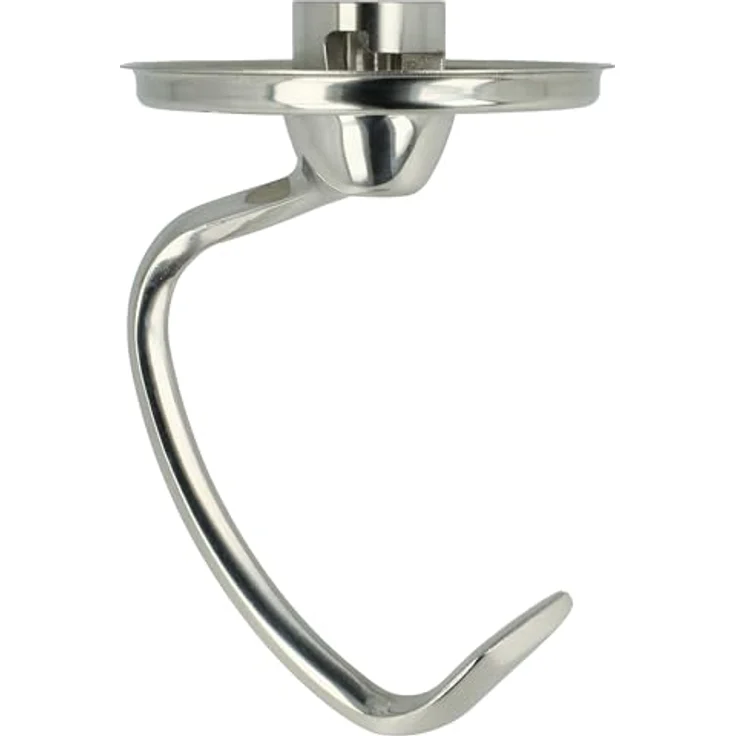 vhbw Knethaken kompatibel mit KitchenAid KSM180, KSM160A, KSM155, KSM158, Edelstahl Silber, 10 x 15 cm, Antihaftbeschichtung – Bild 3