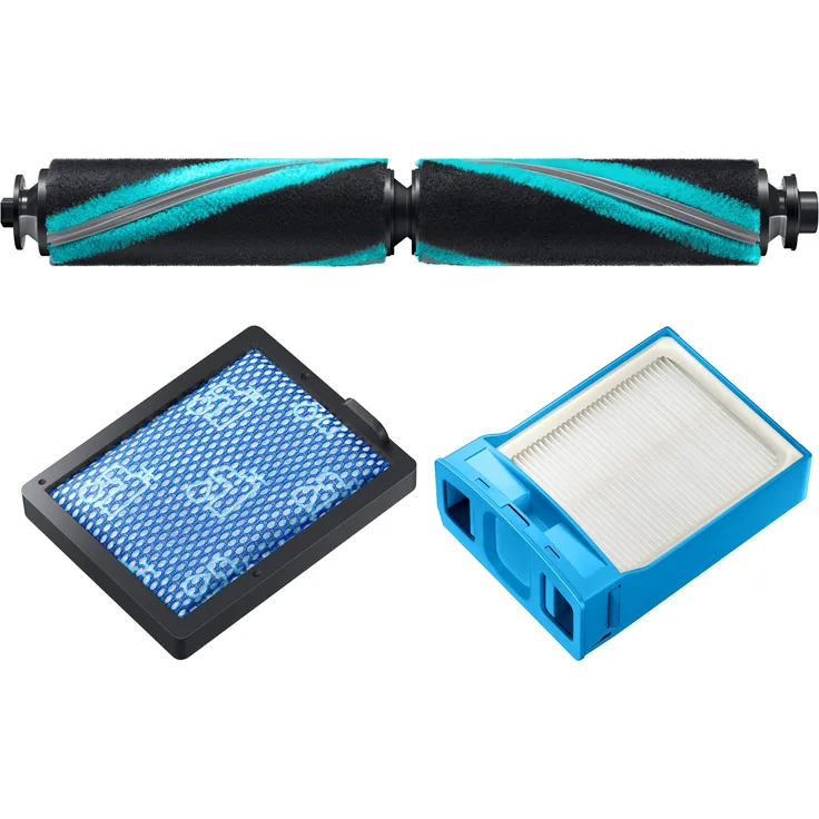 Samsung VCA-RAK95 Staubsauger Zubehör/Zusatz Staubsaugerroboter Filter & Bürste, mehrstufiges Filterungssystem, Metallnetzfilter, grau