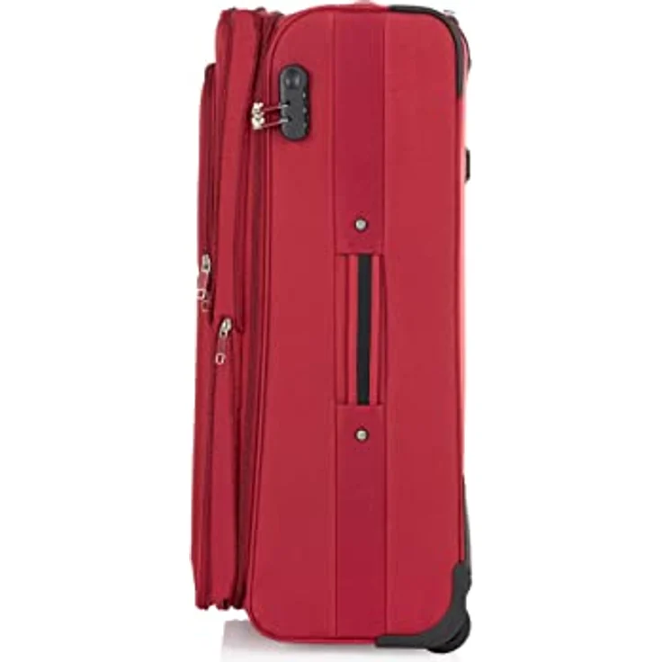Ochnik Großer Koffer | Softcase | Material: Nylon | Farbe: Rot | Größe: L | Maße: 74×46,5×31,5 cm | Fassungsvermögen: 108l | Hohe Qualität – Bild 4