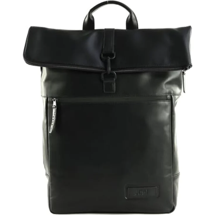 Jost Aarhus Daypack, 44 cm Leder Rucksack mit Laptopfach, schwarz – Bild 1