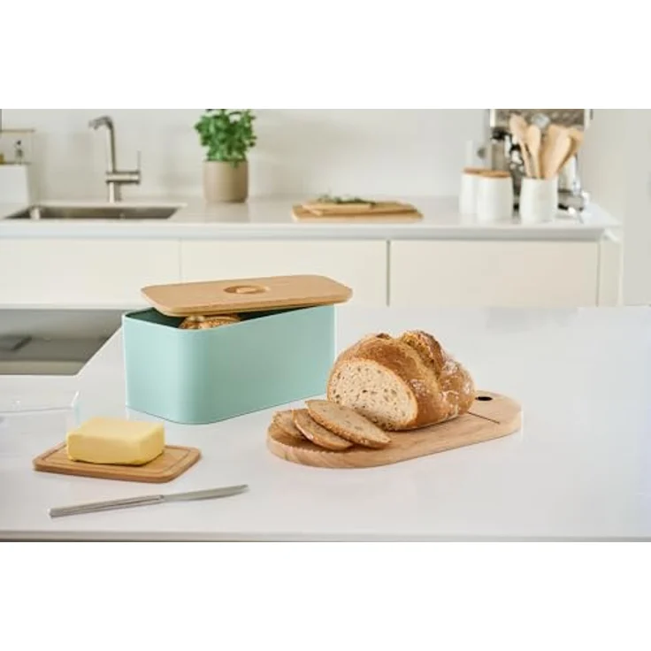 Zeller Present Brotkasten, Brotaufbewahrung, Grün – Bild 4